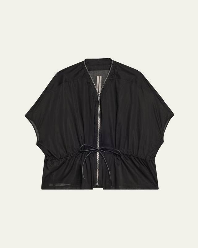 Drawstring Waist Sail Jacket